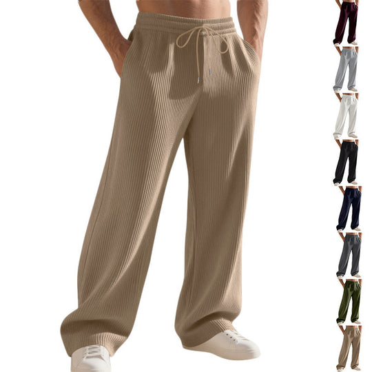 Herren Relaxed-Fit Strick-Jogginghose mit feiner Rippstruktur EB