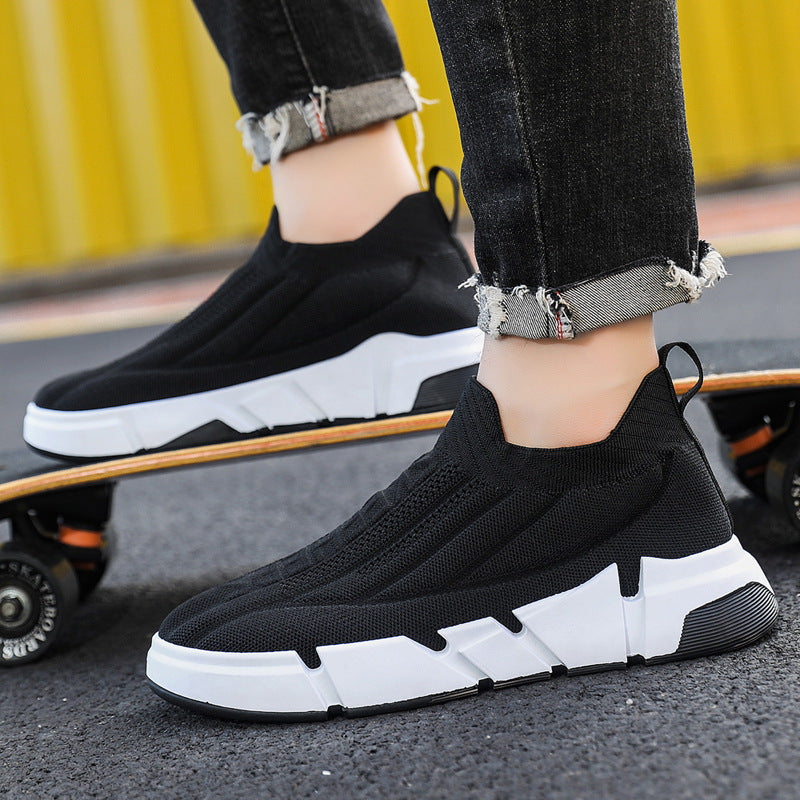 Damen Flexibele Slip-On Sneaker mit rutschfester Sohle EB