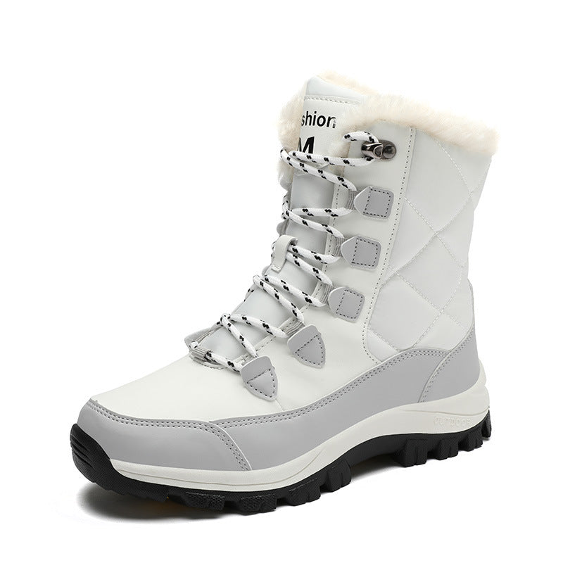 Damen Isolierte Winterstiefel mit rutschfester Sohle und kuscheligem Innenfutter EB