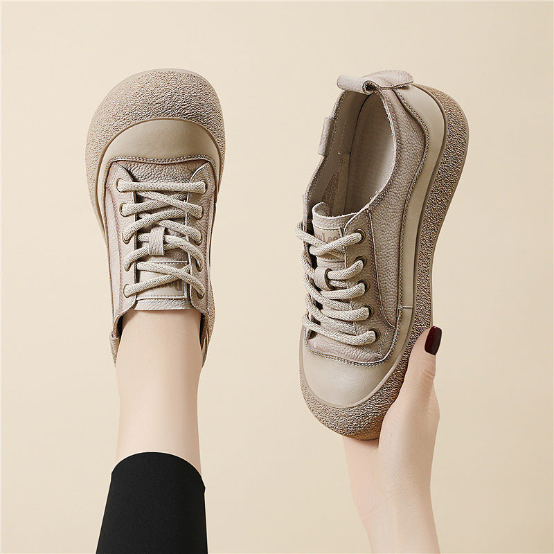 Damen modische und bequeme Freizeit-Schuhe mit elastischen Schnürsenkeln EB