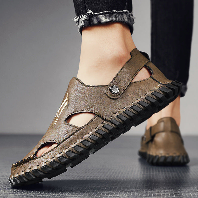 Damen Bequeme Clogs mit verstellbarem Riemen und rutschfester Sohle EB