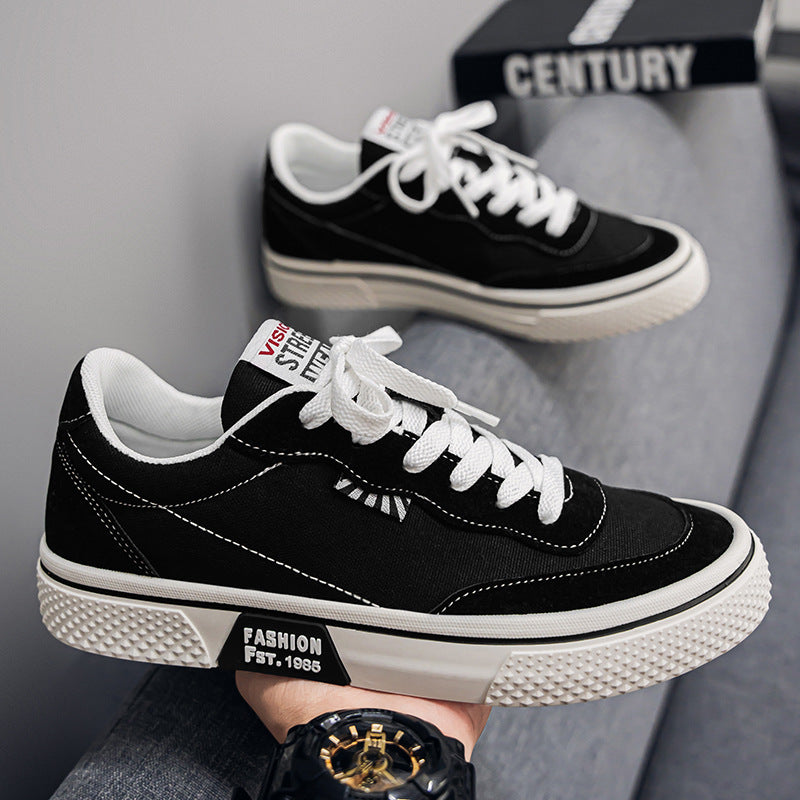 Damen Sportliche Canvas Sneakers mit modischem Street-Style EB