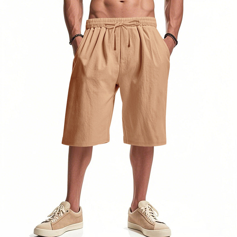 Herren bequeme Cargo-Shorts mit elastischem Bund und großzügigen Taschen EB