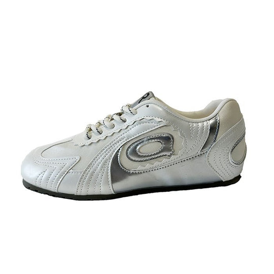 Damen modische Sport-Sneaker mit atmungsaktiver Obermaterialstruktur und stoßdämpfender Sohle EB