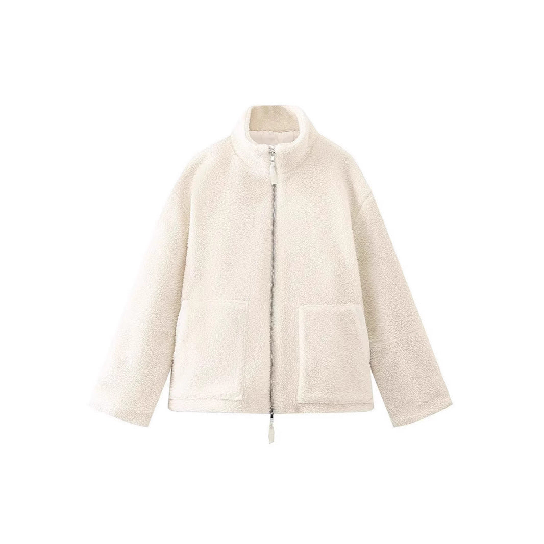 Damen Kuschelige Fleecejacke EB