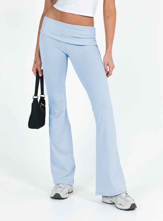 Damen Bootcut-Leggings mit hoher Taille und elastischem Bund EB