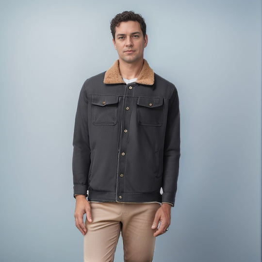 Herren Jacke mit Wendefunktion und Fleecefutter EB
