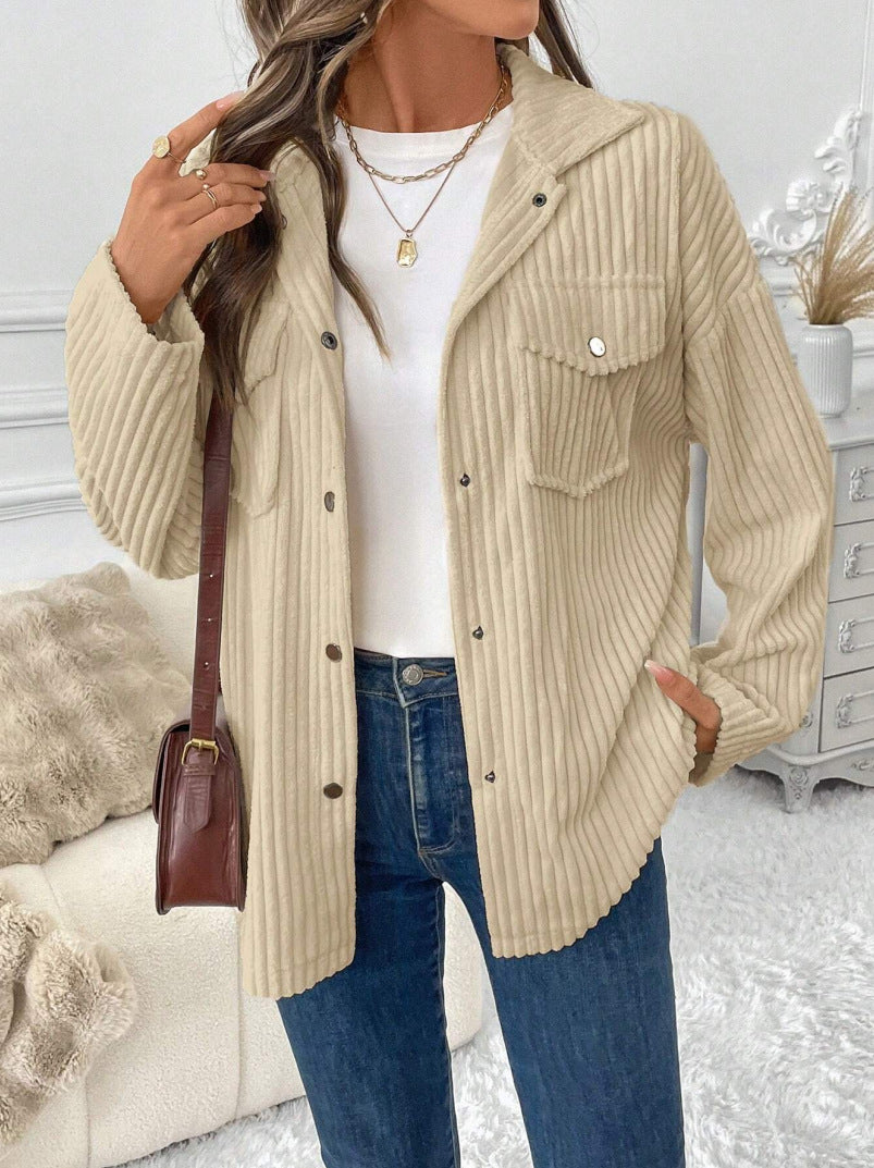 Damen Oversize Kordjacke EB