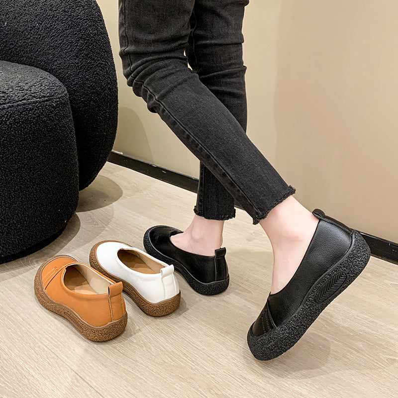 Damen komfortable Slip-On Halbschuhe mit rutschfester Sohle EB