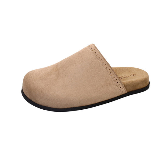 Damen Clogs aus weichem Wildleder mit ergonomischem Fußbett EB