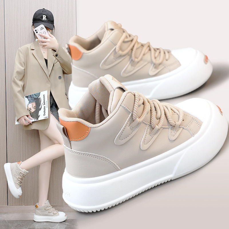 Damen modische High-Top Sneakers mit ergonomischem Komfort und dämpfendem Profil EB