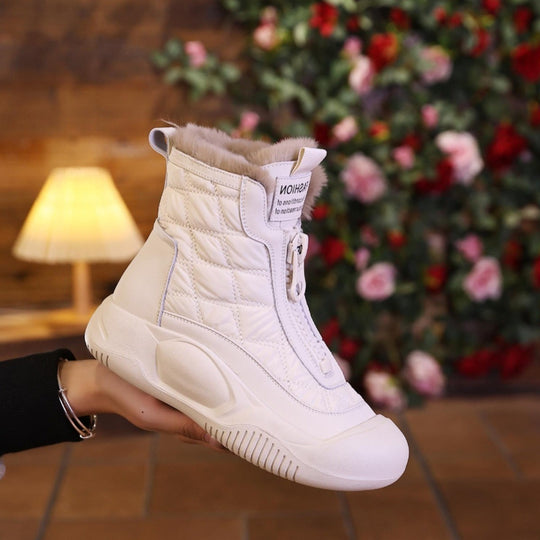 Damen Winterboots mit weichem Futter und rutschfester Sohle EB
