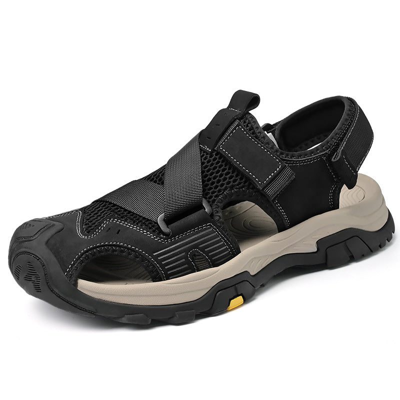Herren Sportliche Outdoor-Sandalen mit atmungsaktivem Netz und rutschfester Sohle EB