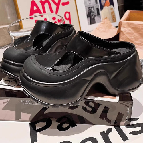 Damen modische Clogs mit konturierter Sohle EB
