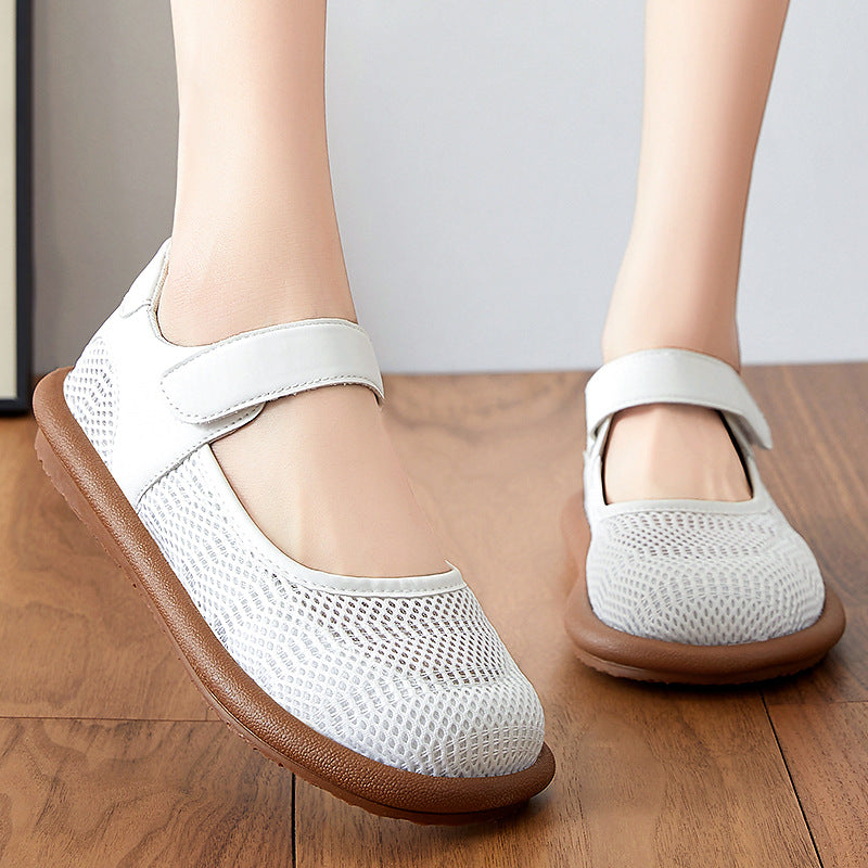 Damen Komfortable und atmungsaktive Klettverschluss-Schuhe EB