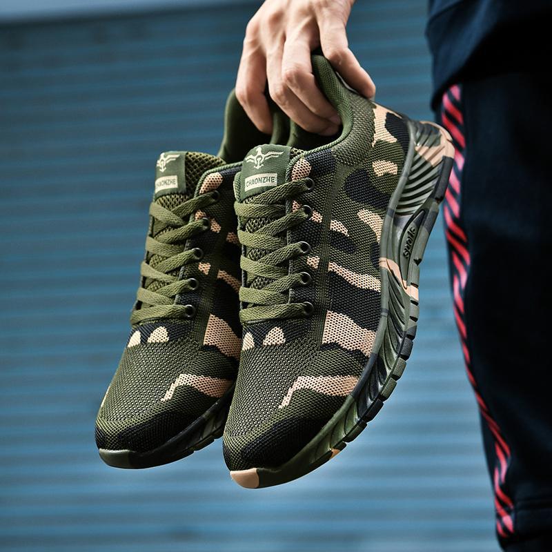 Damen sportive Sneaker mit elastischem Mesh-Obermaterial und rutschfester Sohle EB