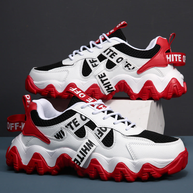 Damen Chunky Sneakers mit atmungsaktivem Obermaterial und rutschfester Laufsohle EB