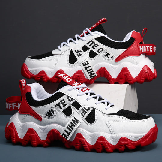 Damen Chunky Sneakers mit atmungsaktivem Obermaterial und rutschfester Laufsohle EB