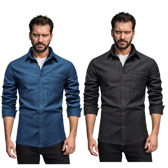 Herren Denim Hemd EB