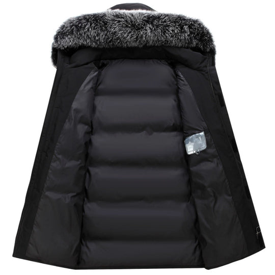 Damen Winterparka mit abnehmbarer Kapuze und kuscheligem Kunstfell EB
