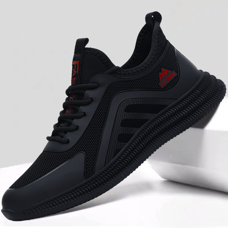 Damen Sportliche Sneakers mit atmungsaktiver Struktur und rutschfester Sohle EB