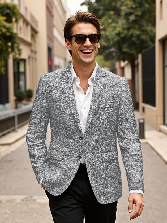 Herren eleganter Blazer aus Wolle EB