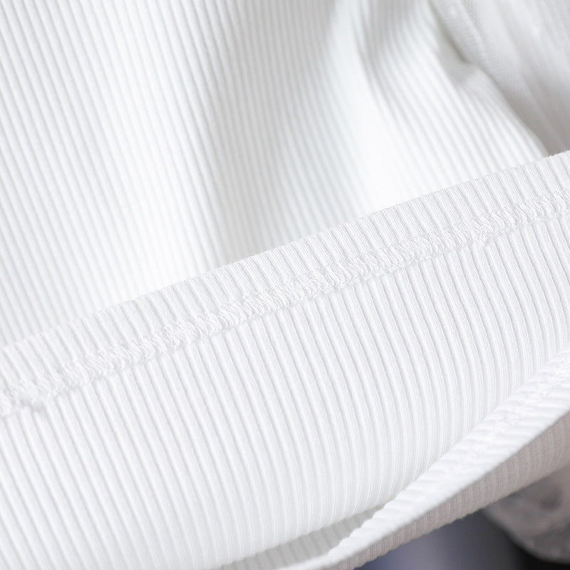 Mädchen Langarmshirt mit elegantem Tüllbesatz und Blumendekor EB