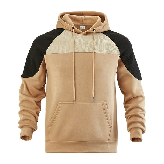Herren Kapuzenpullover mit Sportlichem Design und Kontrastdetails EB