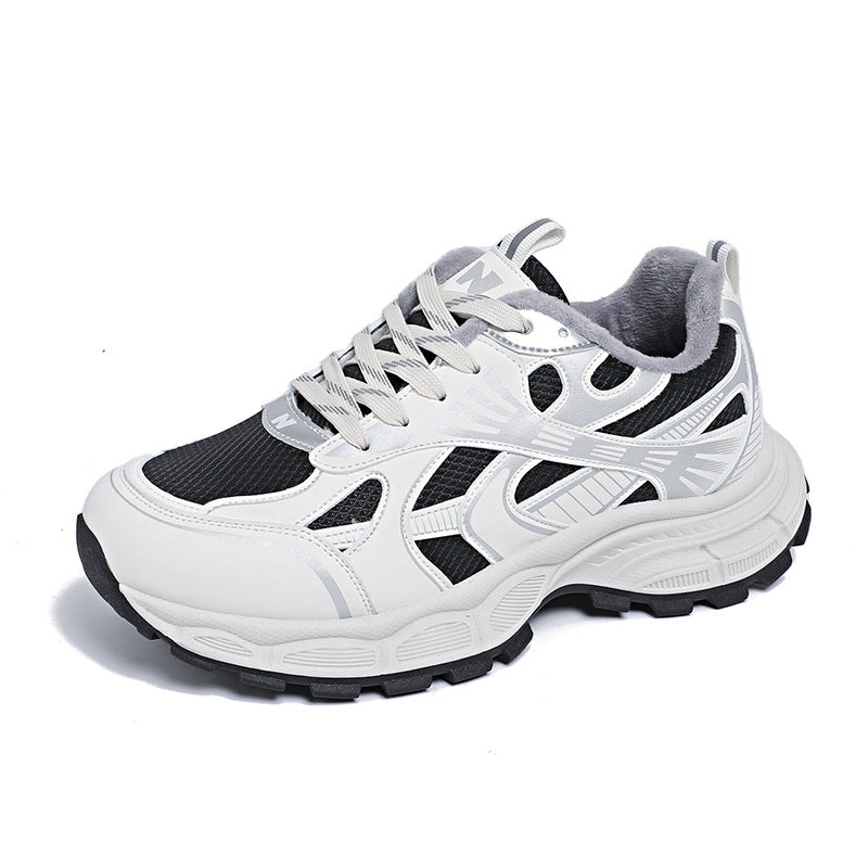Damen Sportliche Sneakers mit dämpfendem Sohlenprofil und atmungsaktivem Mesh-Obermaterial EB