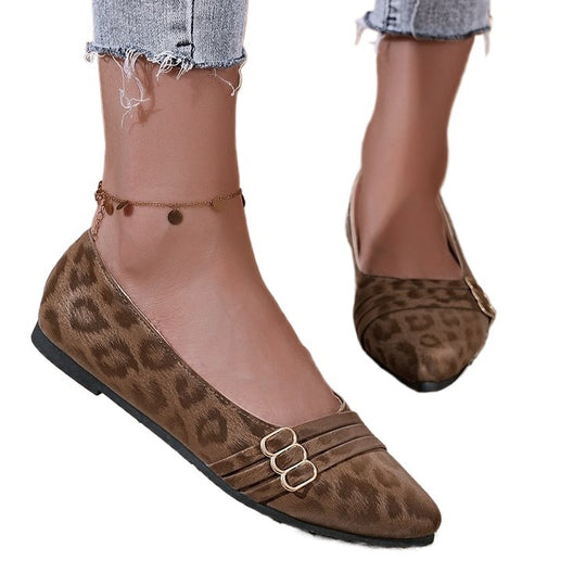 Damen Stilvolle und komfortable Ballerinas mit großem Schleifendetail EB