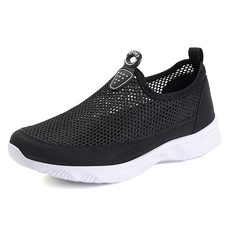 Damen Sportliche und atmungsaktive Slip-On Sneakers EB