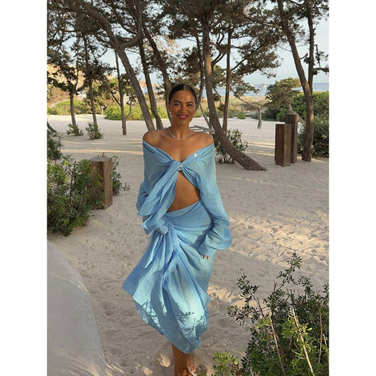 Damen elegante luftige Strandanzug EB