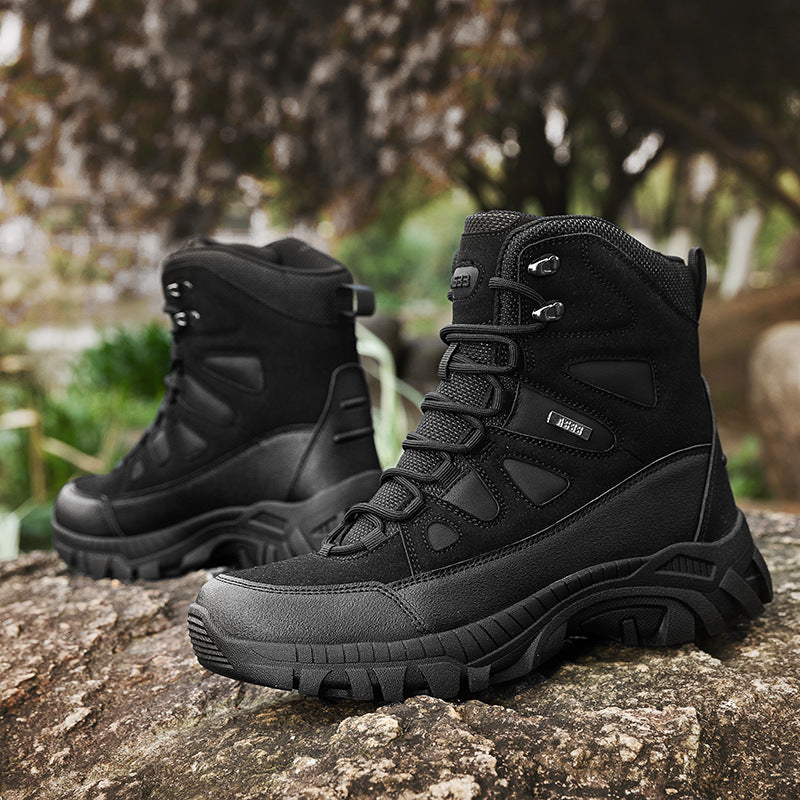 Herren Robuste Outdoor-Boots mit hohem Knöchelschutz und rutschfester Sohle EB