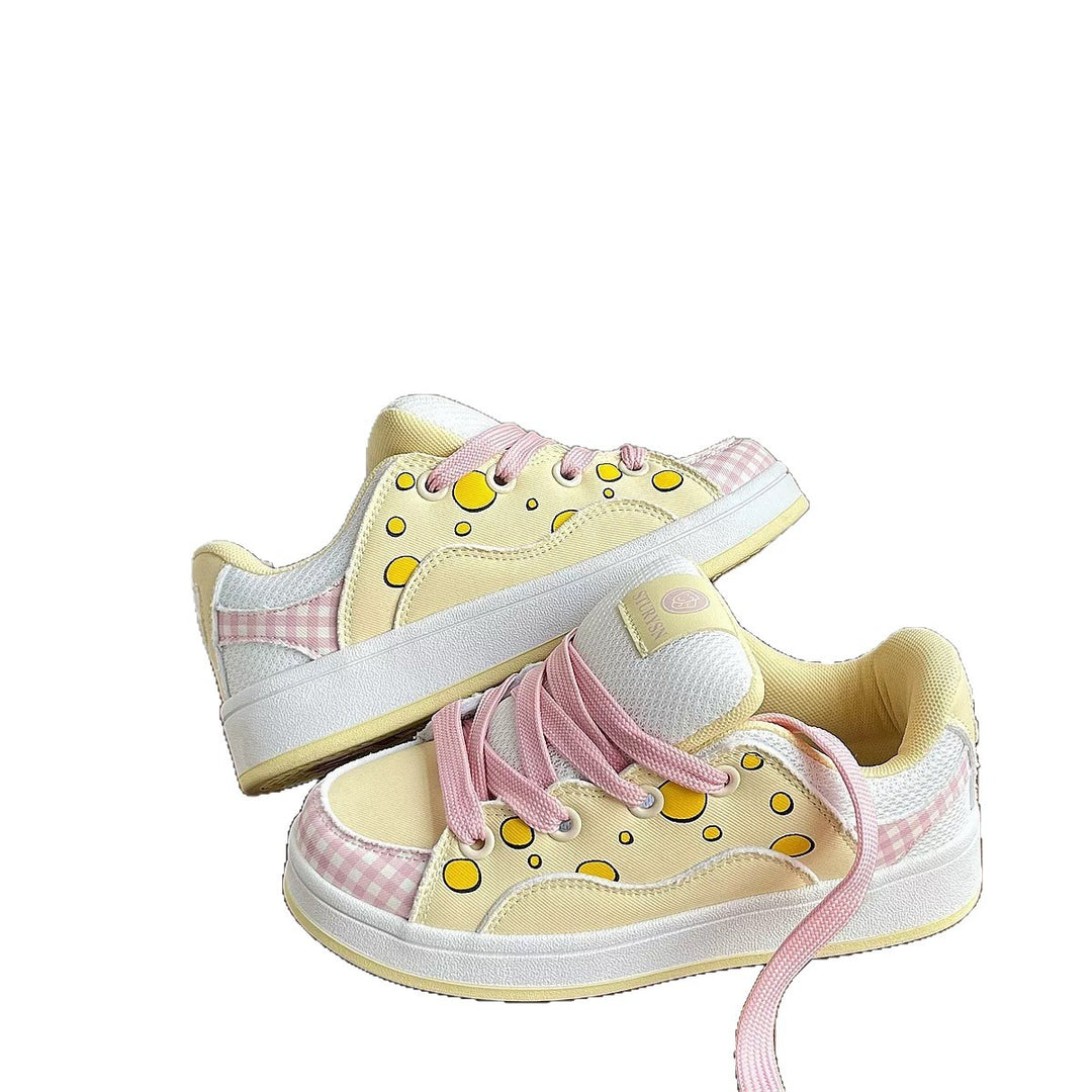 Damen Sportliche Sneakers mit verspieltem Design und atmungsaktiver Struktur EB