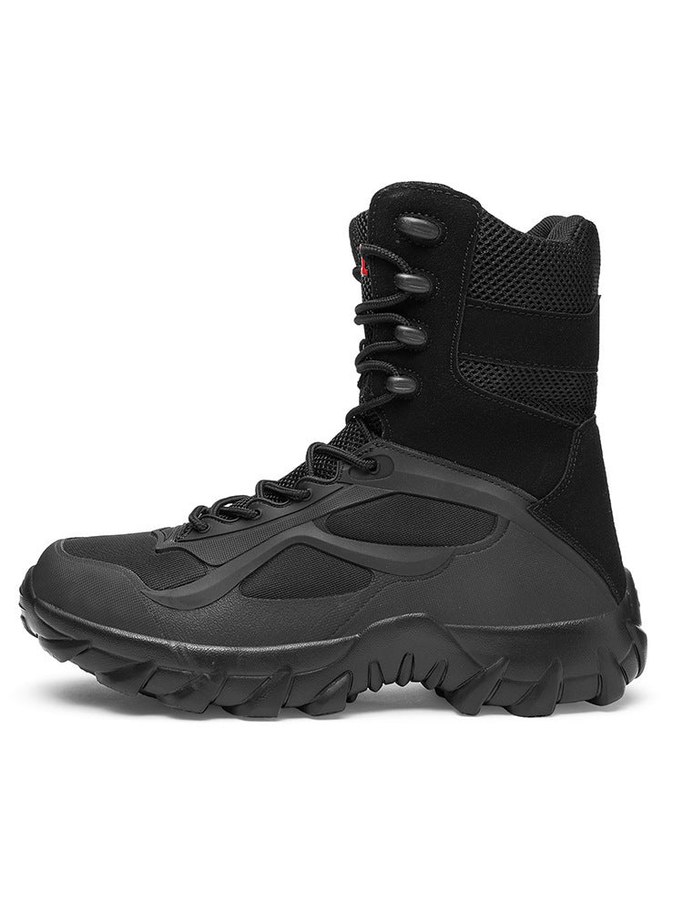 Damen Militärische Wanderschuhe mit rutschfester Profilsohle und atmungsaktivem Obermaterial EB