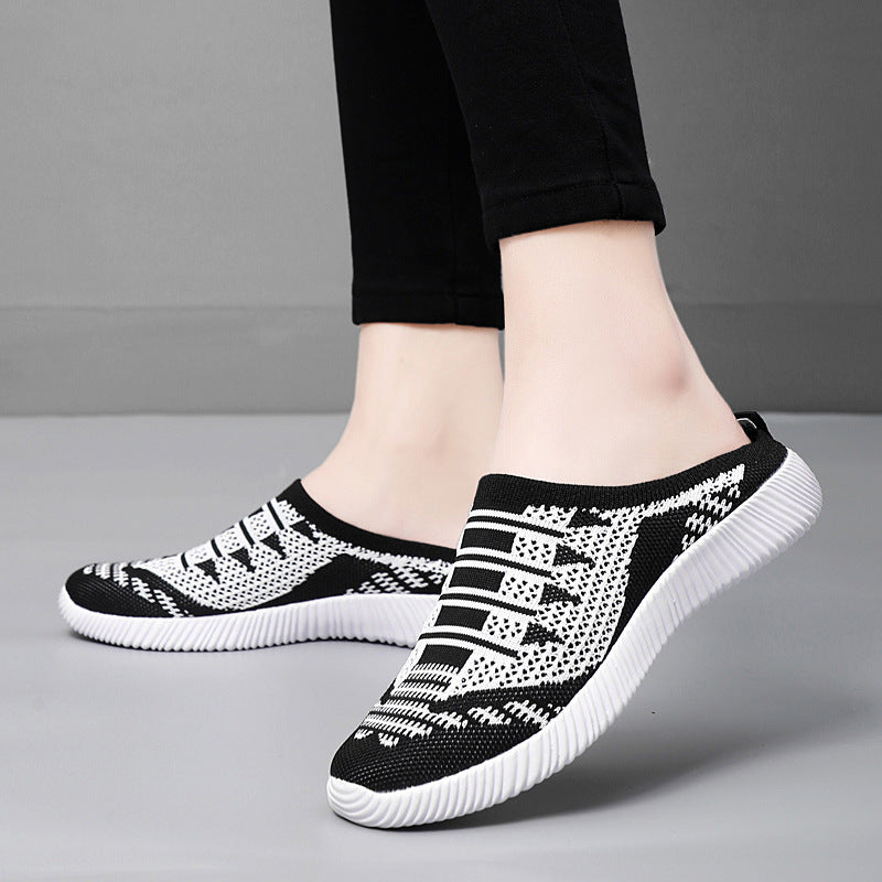Damen Atmungsaktive Slip-On Schuhe mit elastischem Obermaterial EB