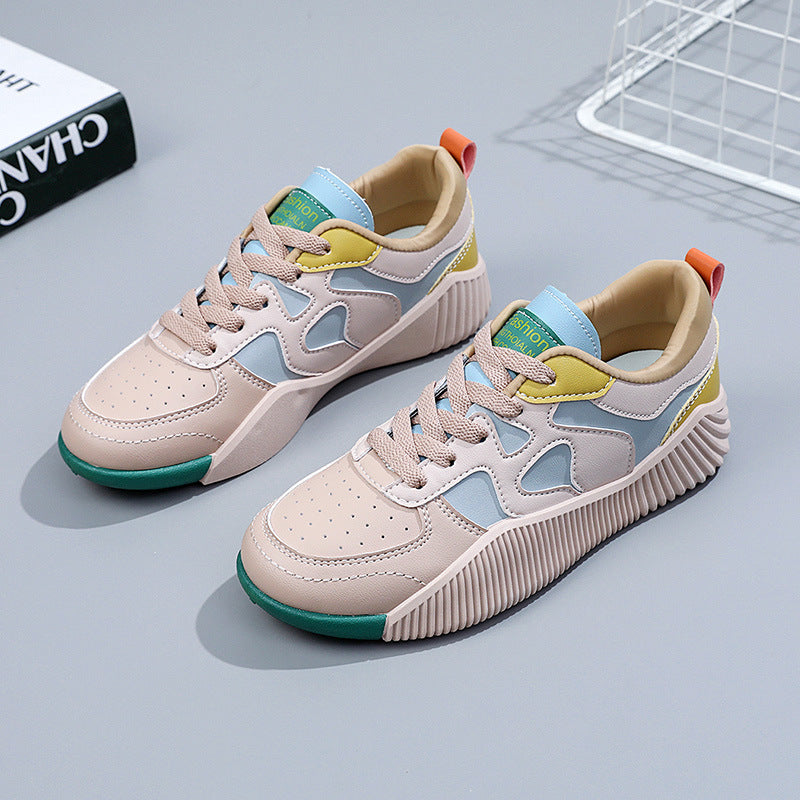 Damen modische Sneaker mit atmungsaktiver Oberflächenstruktur und rutschfester Sohle EB