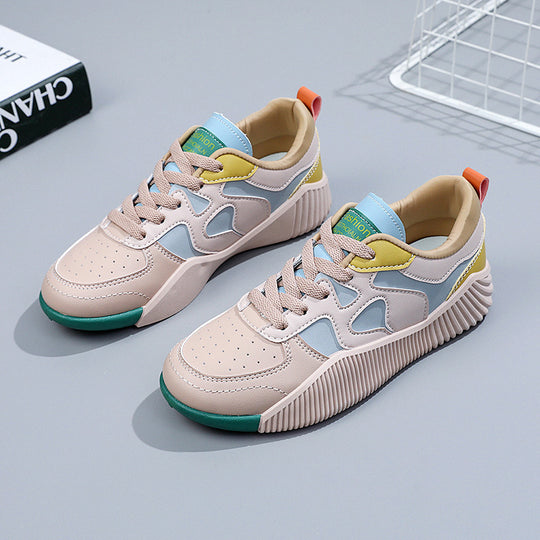 Damen modische Sneaker mit atmungsaktiver Oberflächenstruktur und rutschfester Sohle EB