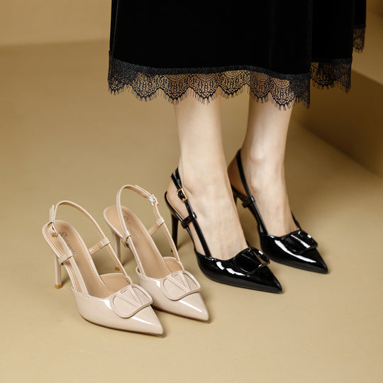 Damen Slingback-Pumps mit modischem Schnallendesign EB