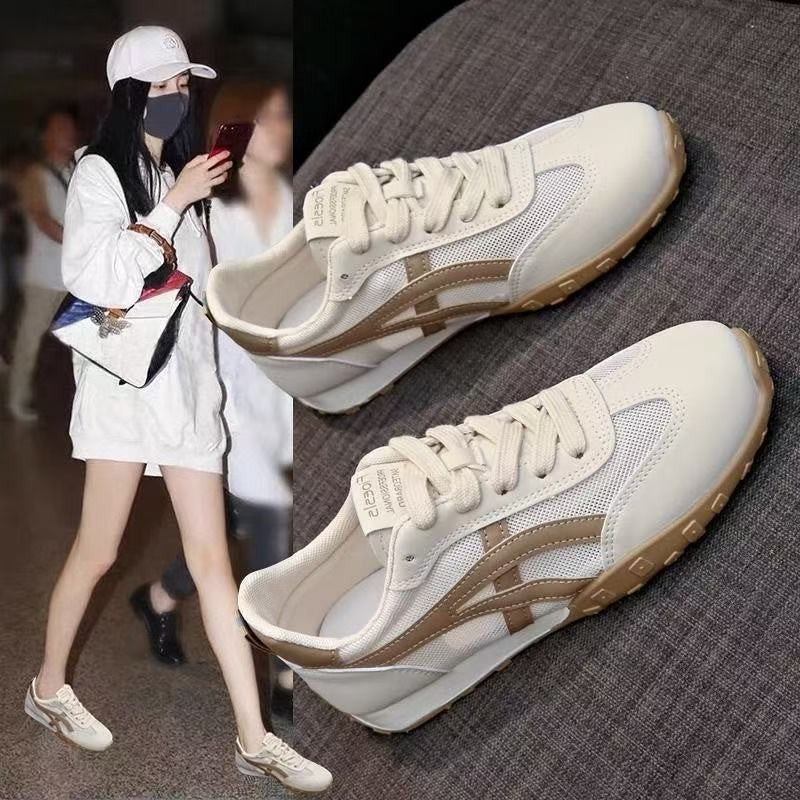 Damen Sportliche Sneakers mit atmungsaktiver Mesh-Konstruktion und flexiblem Dämpfungssystem EB