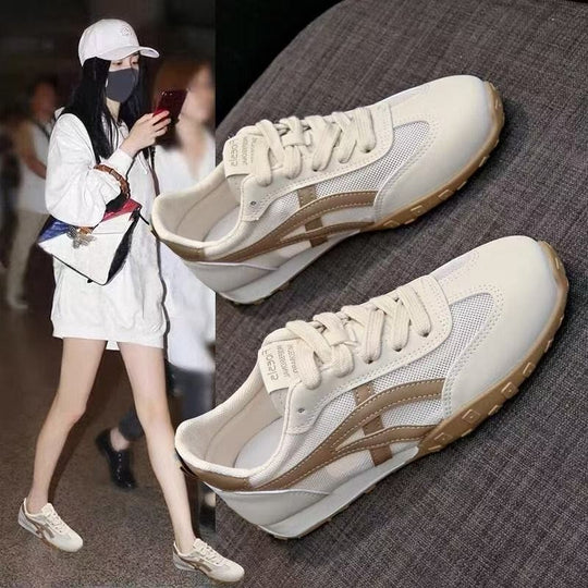 Damen Sportliche Sneakers mit atmungsaktiver Mesh-Konstruktion und flexiblem Dämpfungssystem EB