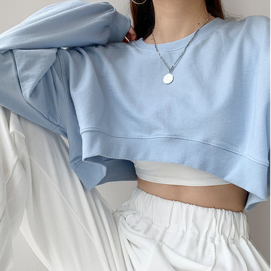 Damen Cropped Sweatshirt EB