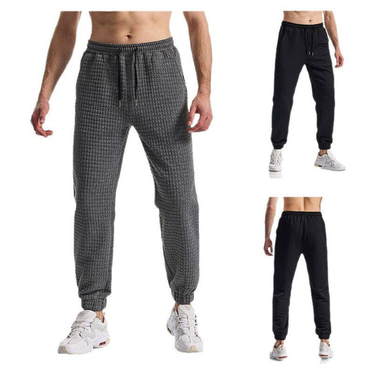 Herren bequeme Sweatpants mit hohem Bund und elastischem Komfort EB