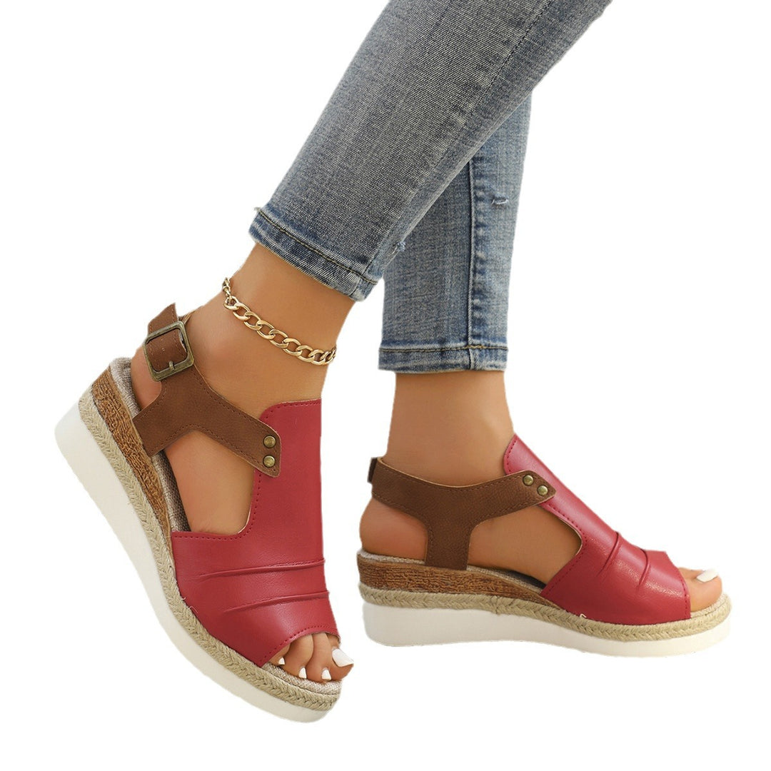 Damen Raffinierte Sandalen im Espadrille-Stil EB