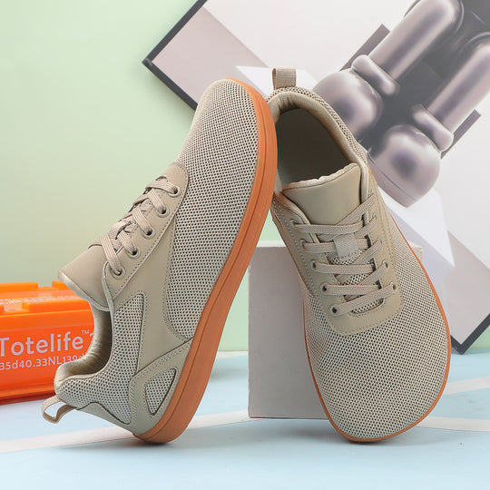 Damen Leichte Freizeitsneaker mit atmungsaktivem Obermaterial und rutschfester Sohle EB