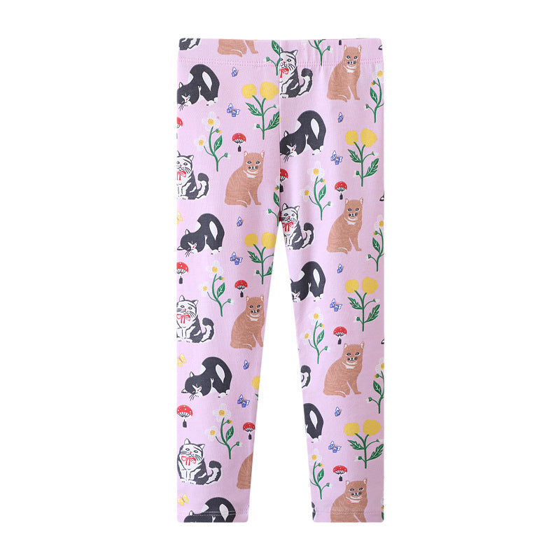 Kinder Leggings mit tierischem Motiv EB