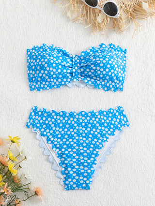 Damen Bikini-Set mit floralem Muster EB
