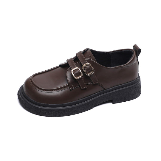 Damen modische Schnürschuhe mit Doppelriegelschnallen EB