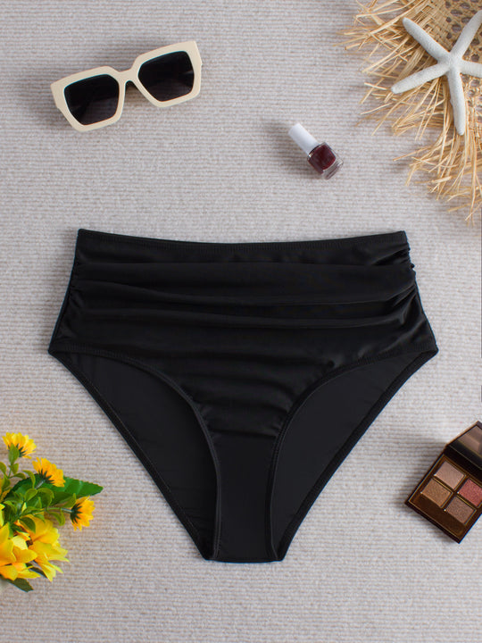 Damen Hochtaillierte Bikinihose EB