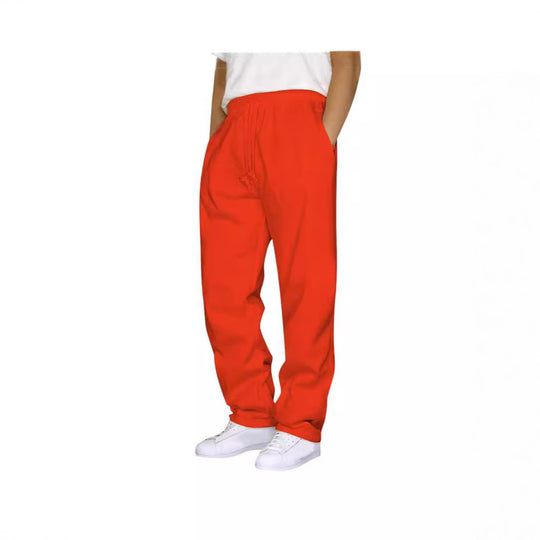 Damen nan ungekürzte Relax-Freizeithose mit hohem Komfortbund, innenliegendem Kordelzug und seitlichen Eingrifftaschen EB